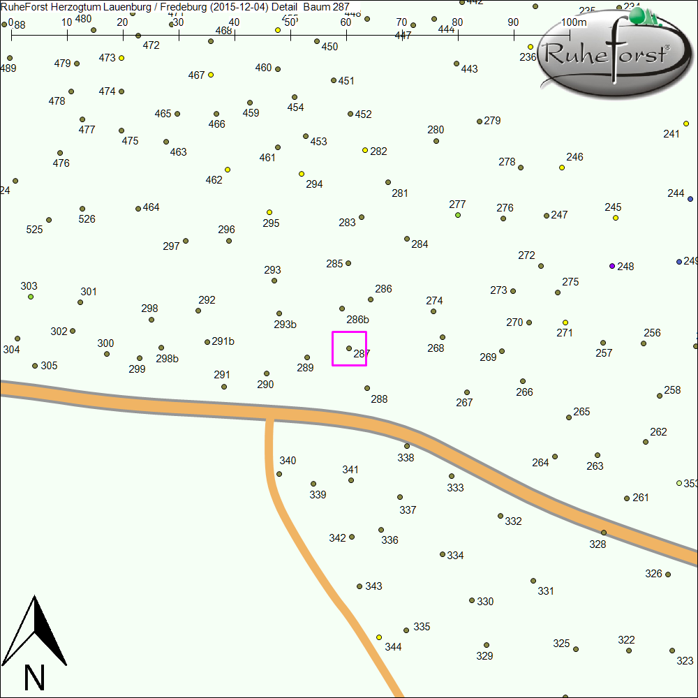 Detailkarte zu Baum 287