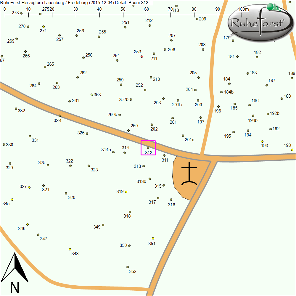Detailkarte zu Baum 312