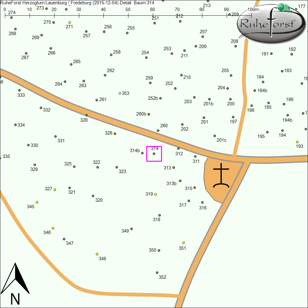 Detailkarte zu Baum 314