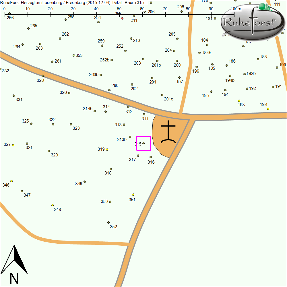 Detailkarte zu Baum 315