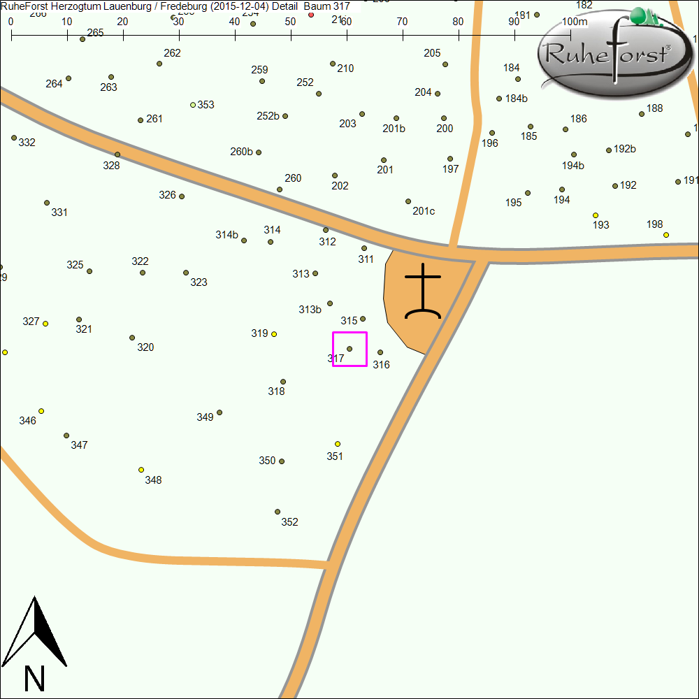 Detailkarte zu Baum 317
