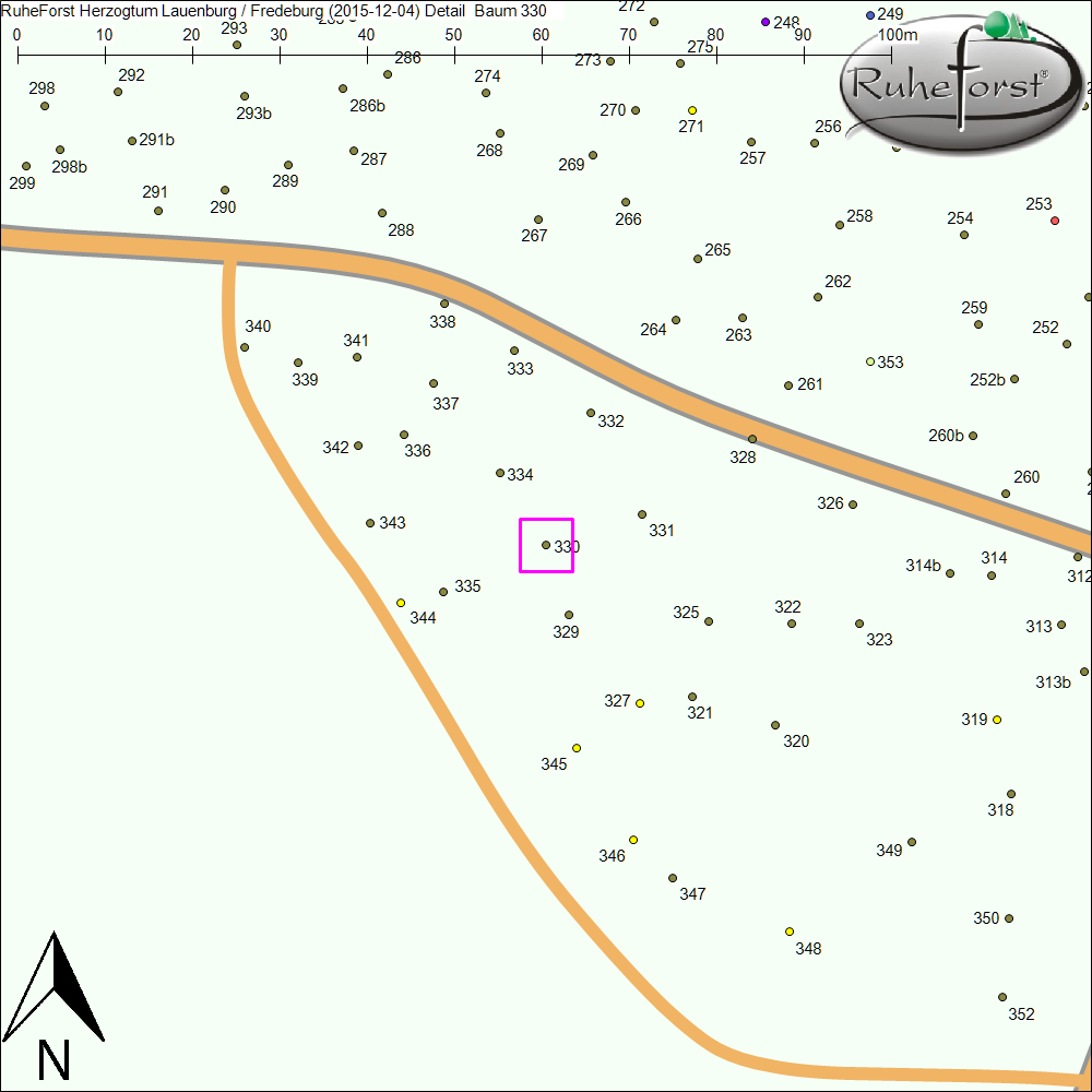 Detailkarte zu Baum 330