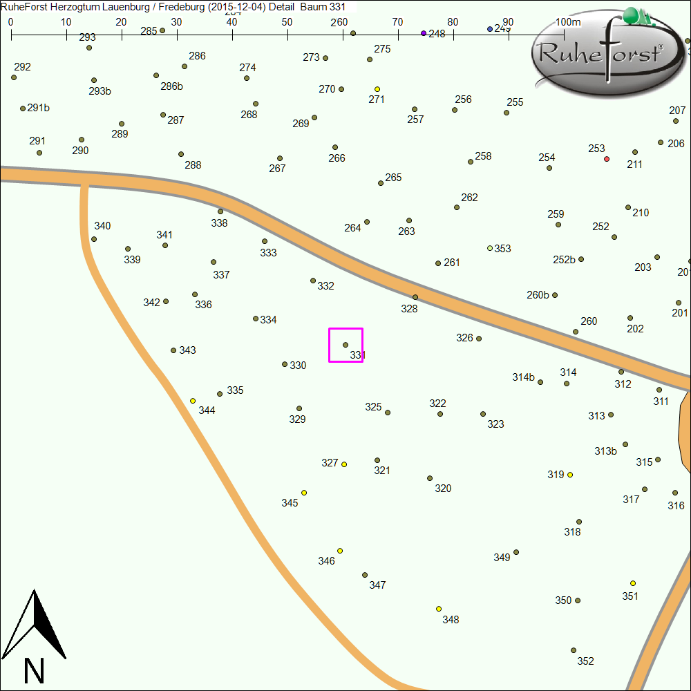 Detailkarte zu Baum 331