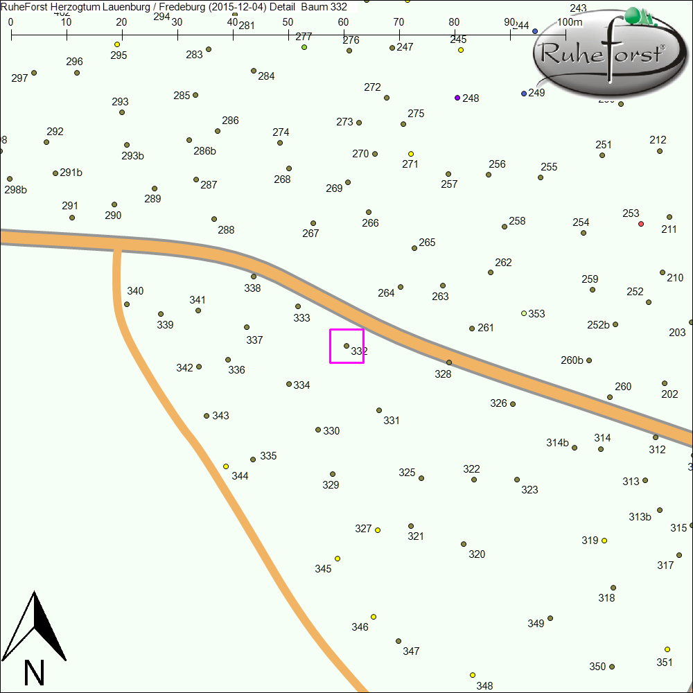 Detailkarte zu Baum 332