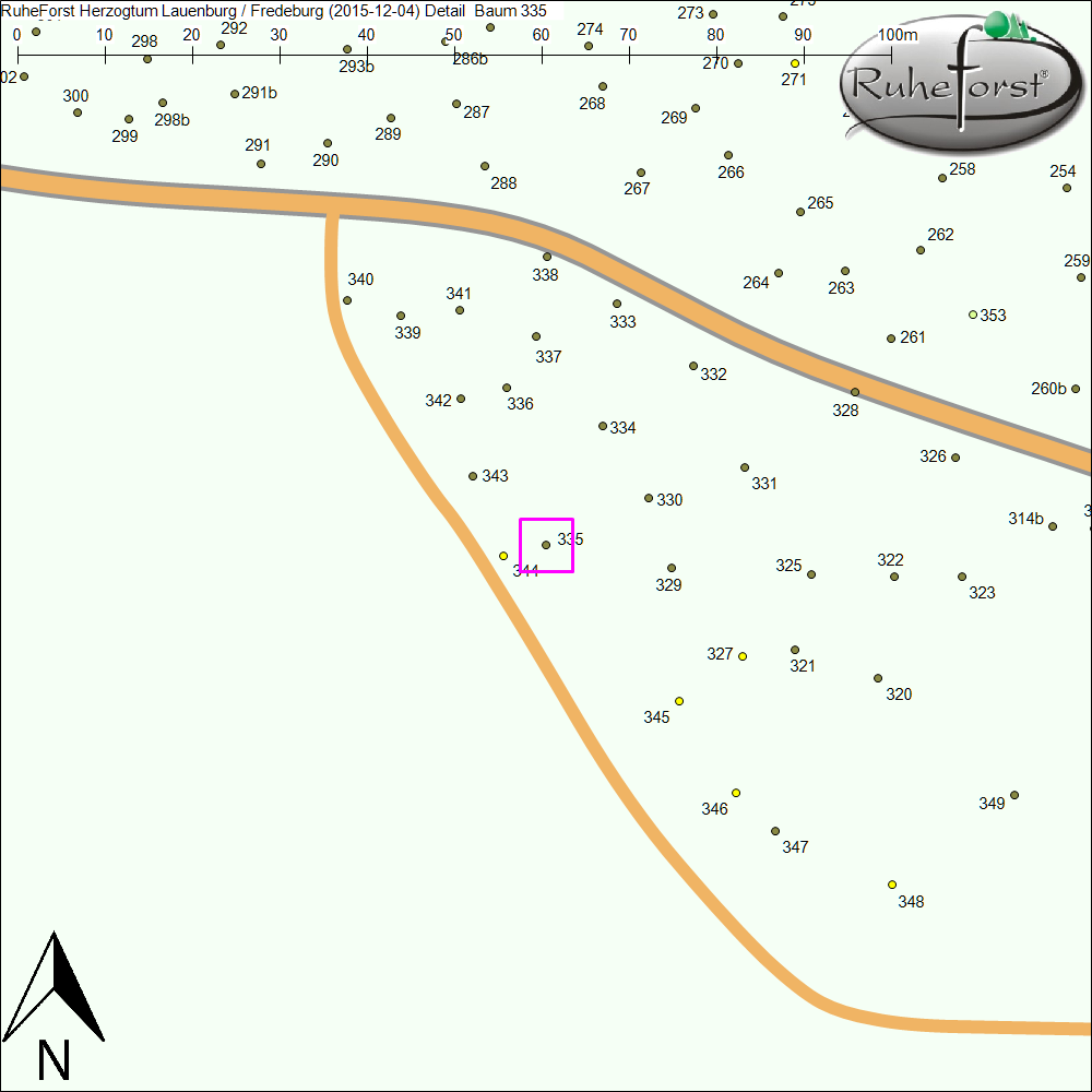 Detailkarte zu Baum 335