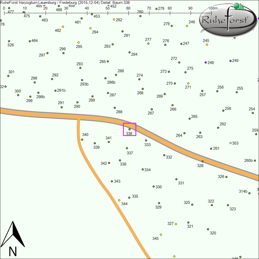Detailkarte zu Baum 338