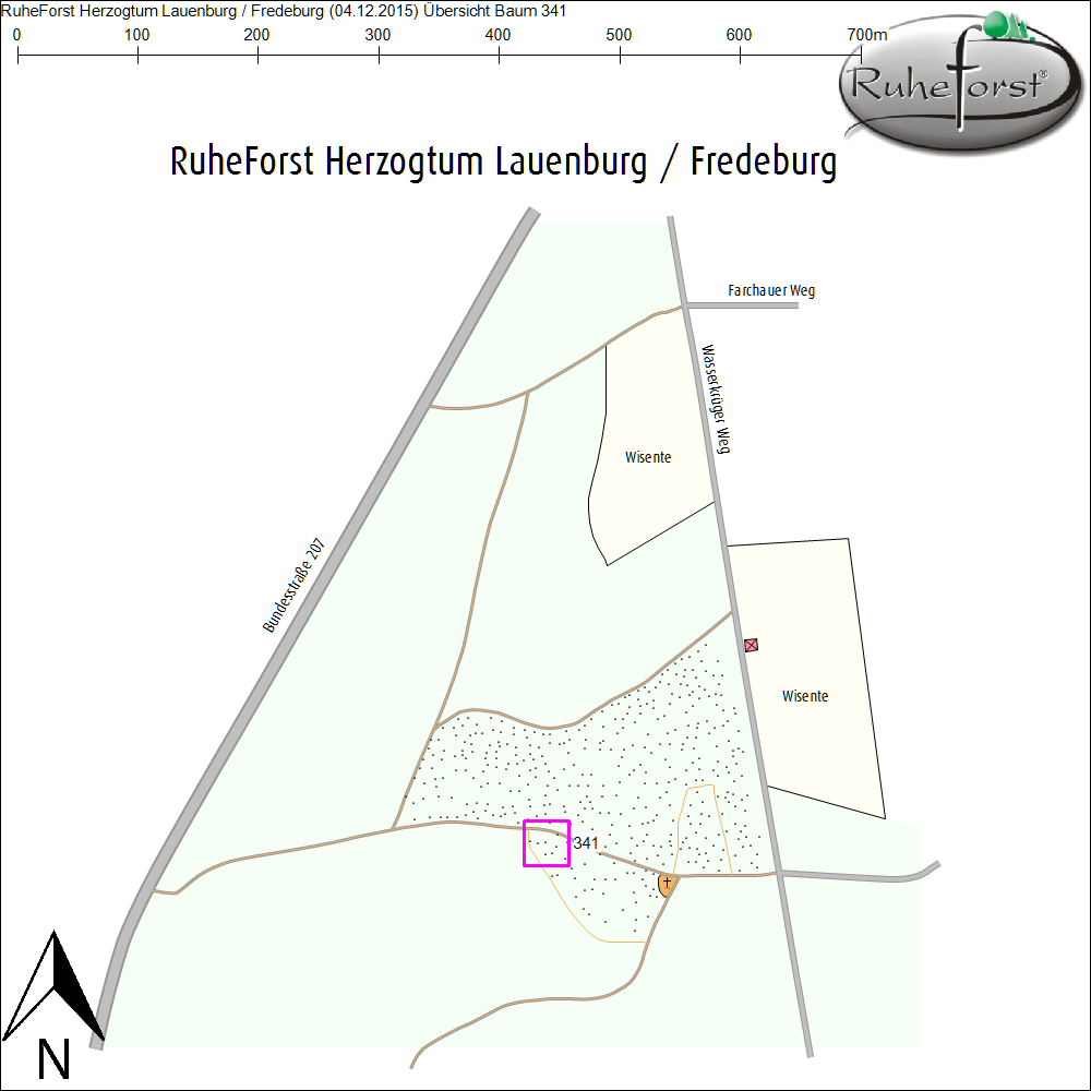&Uuml;bersichtskarte zu Baum 341