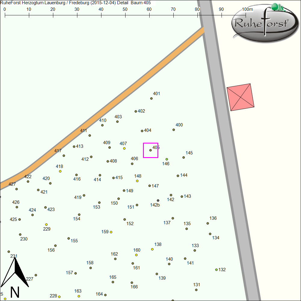 Detailkarte zu Baum 405