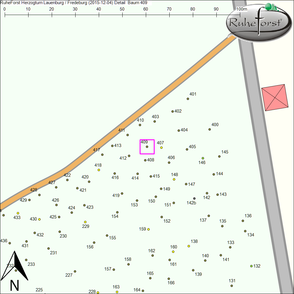 Detailkarte zu Baum 409