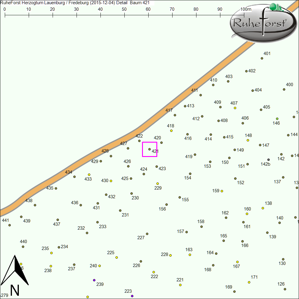 Detailkarte zu Baum 421