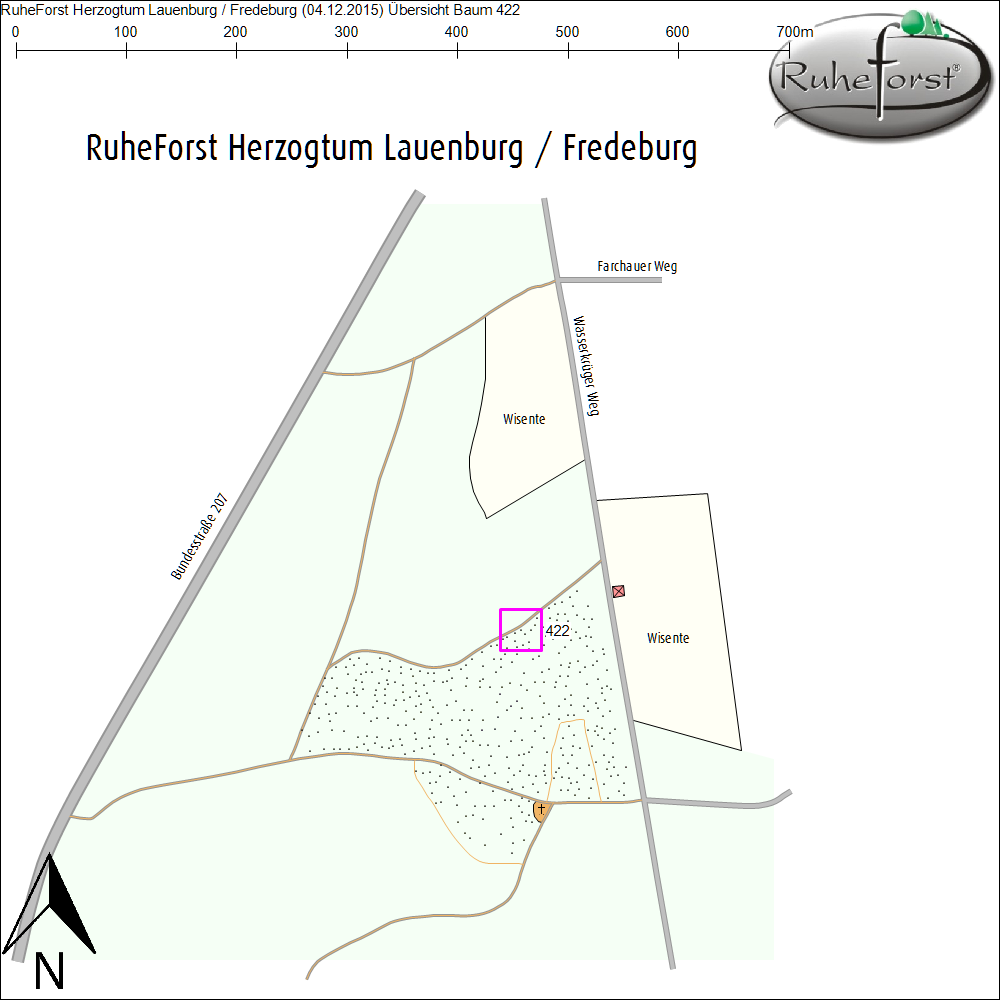 &Uuml;bersichtskarte zu Baum 422