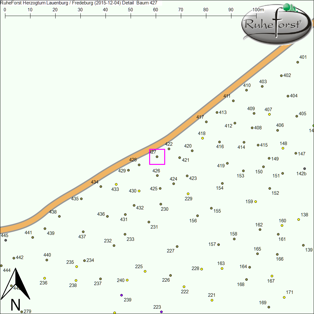 Detailkarte zu Baum 427