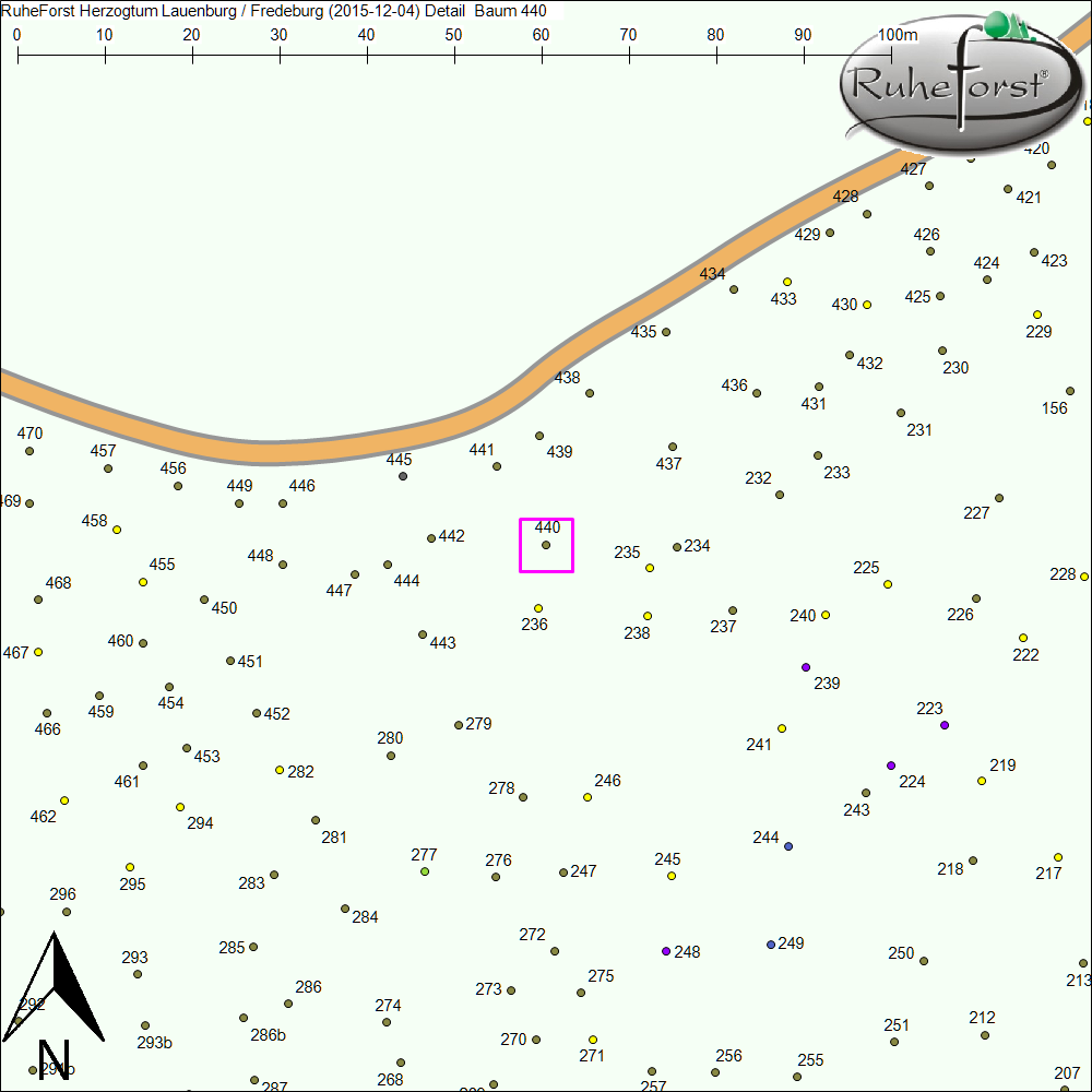 Detailkarte zu Baum 440