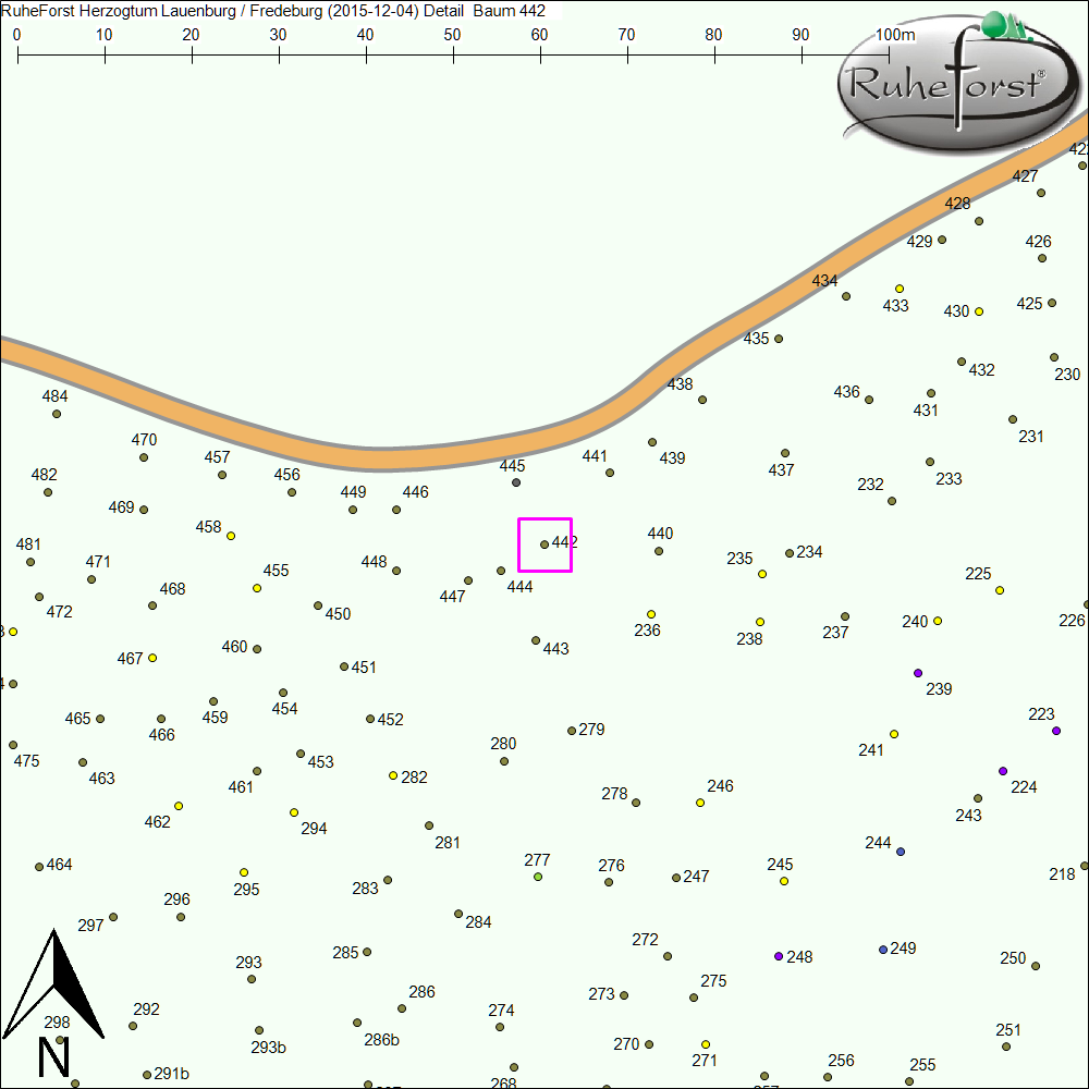 Detailkarte zu Baum 442