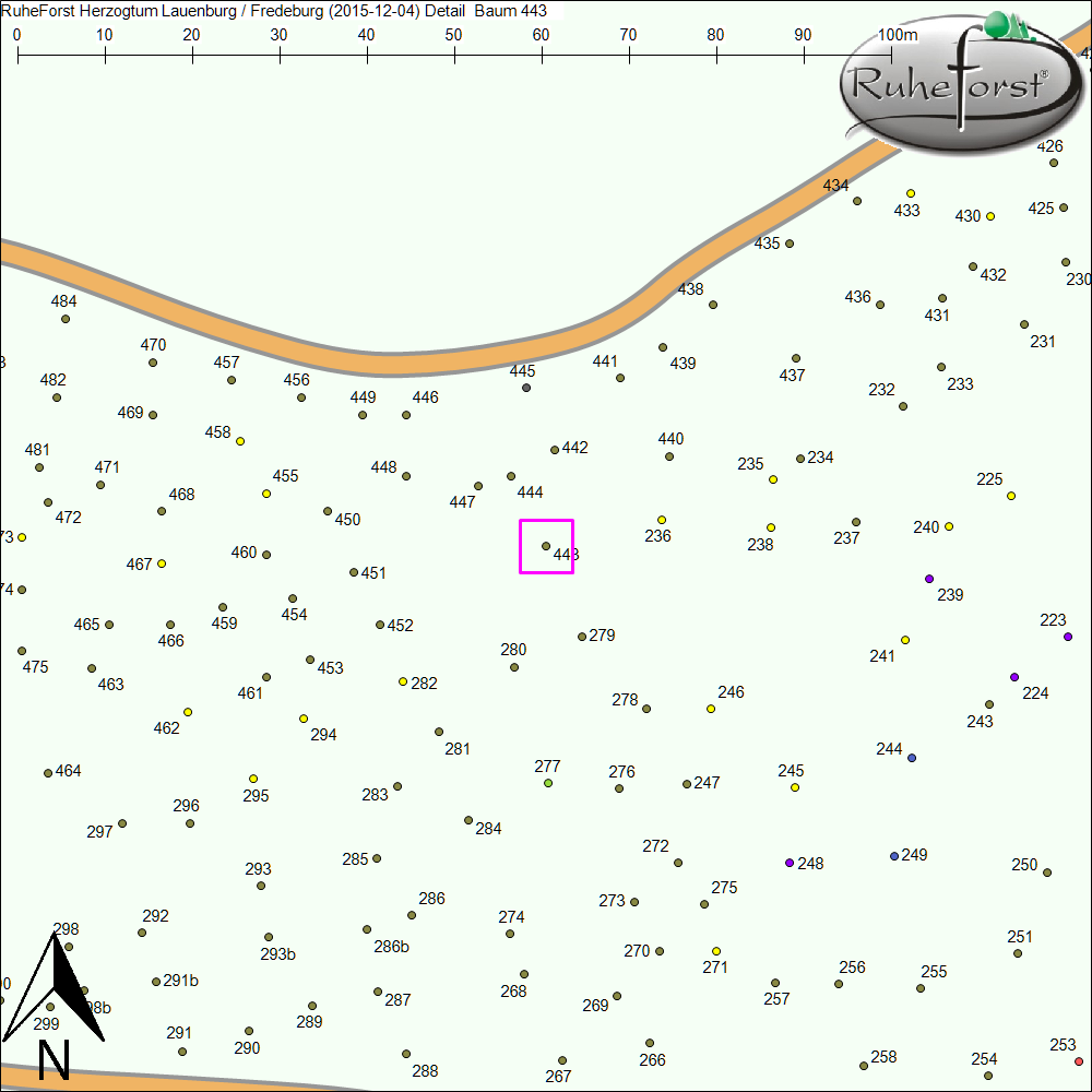 Detailkarte zu Baum 443