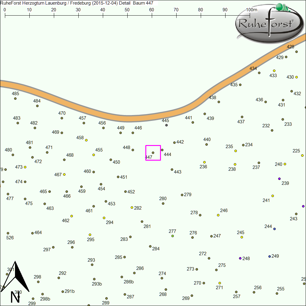 Detailkarte zu Baum 447