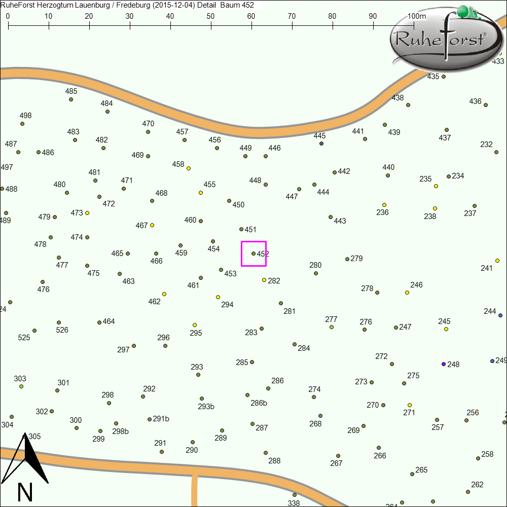 Detailkarte zu Baum 452