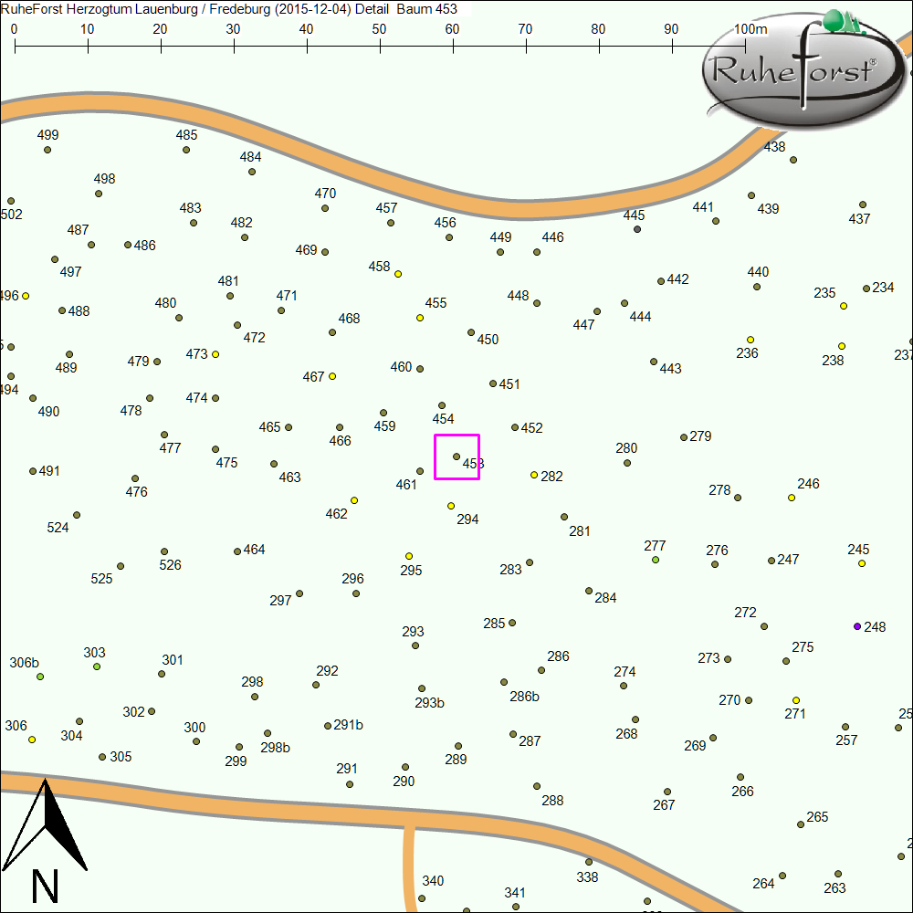 Detailkarte zu Baum 453