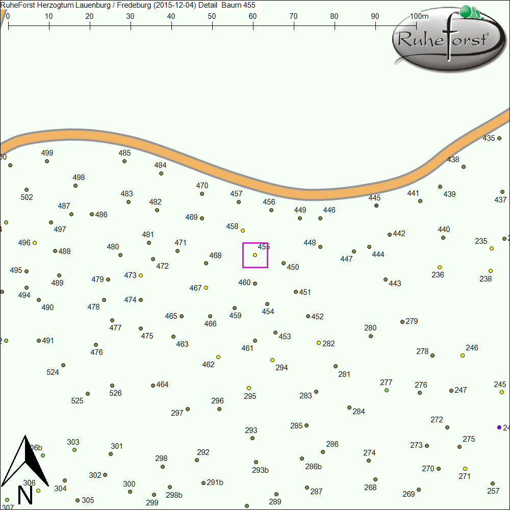 Detailkarte zu Baum 455