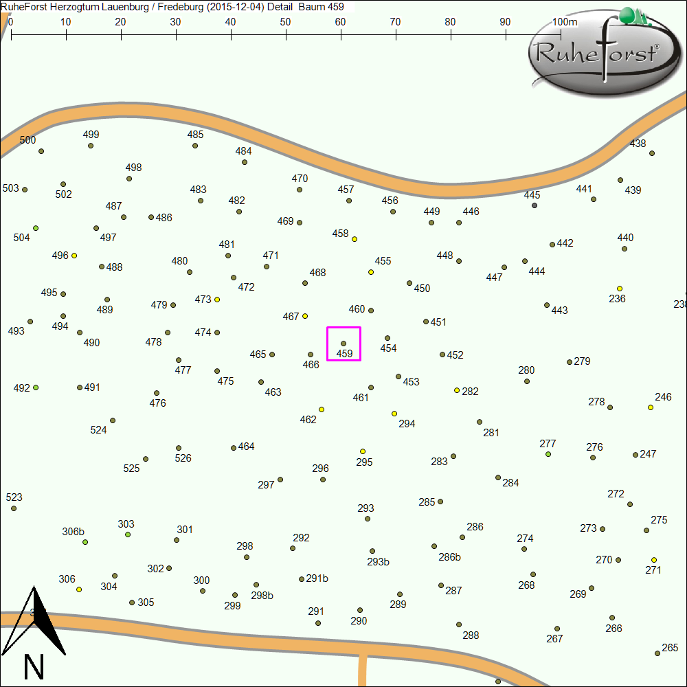 Detailkarte zu Baum 459