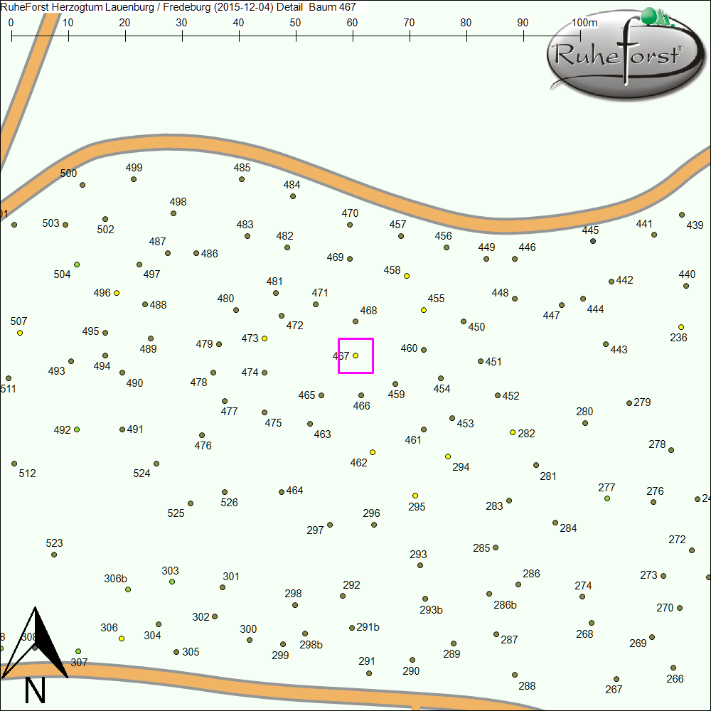 Detailkarte zu Baum 467