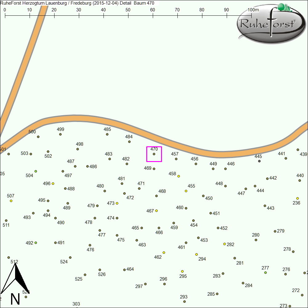 Detailkarte zu Baum 470