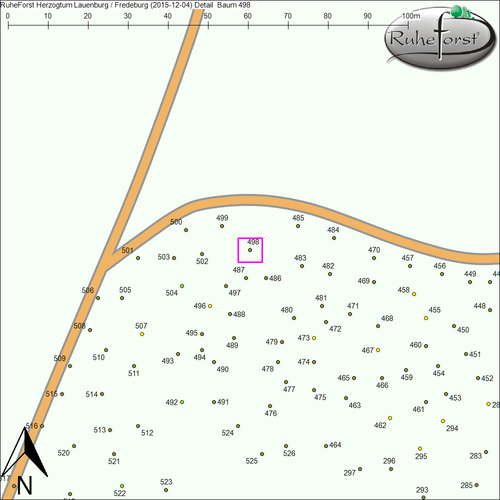 Detailkarte zu Baum 498
