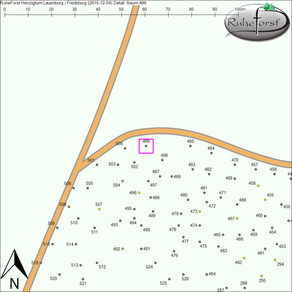 Detailkarte zu Baum 499