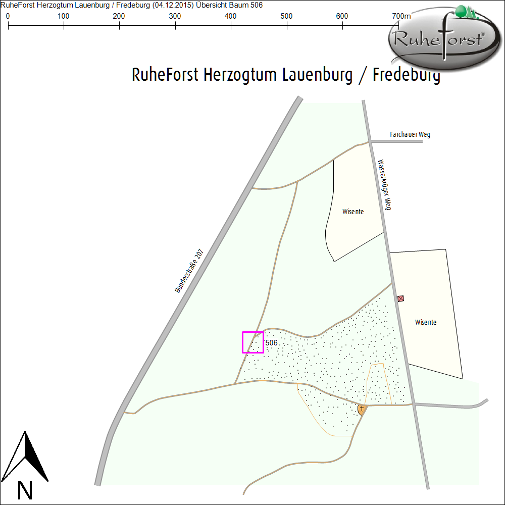 &Uuml;bersichtskarte zu Baum 506
